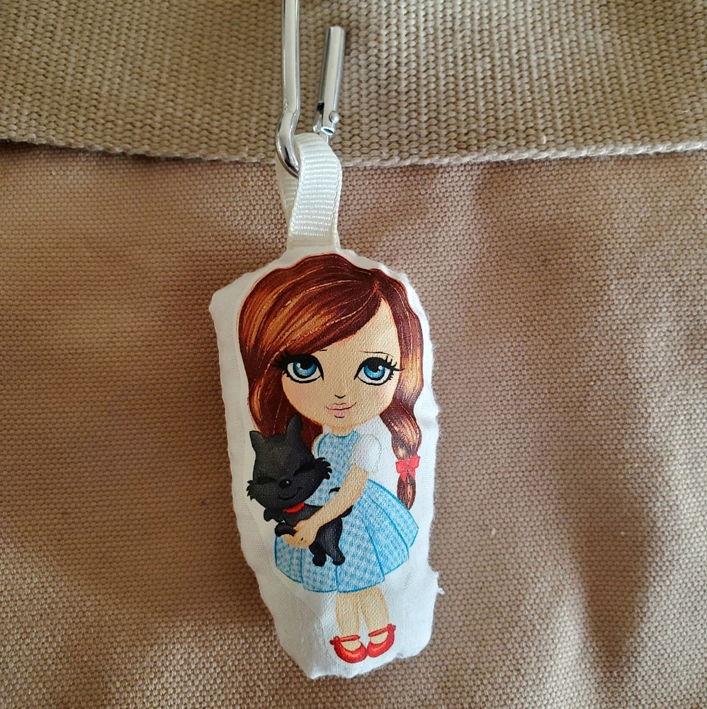 Wizard of Oz Dorothy Bag Dangle/Key Chain. New.